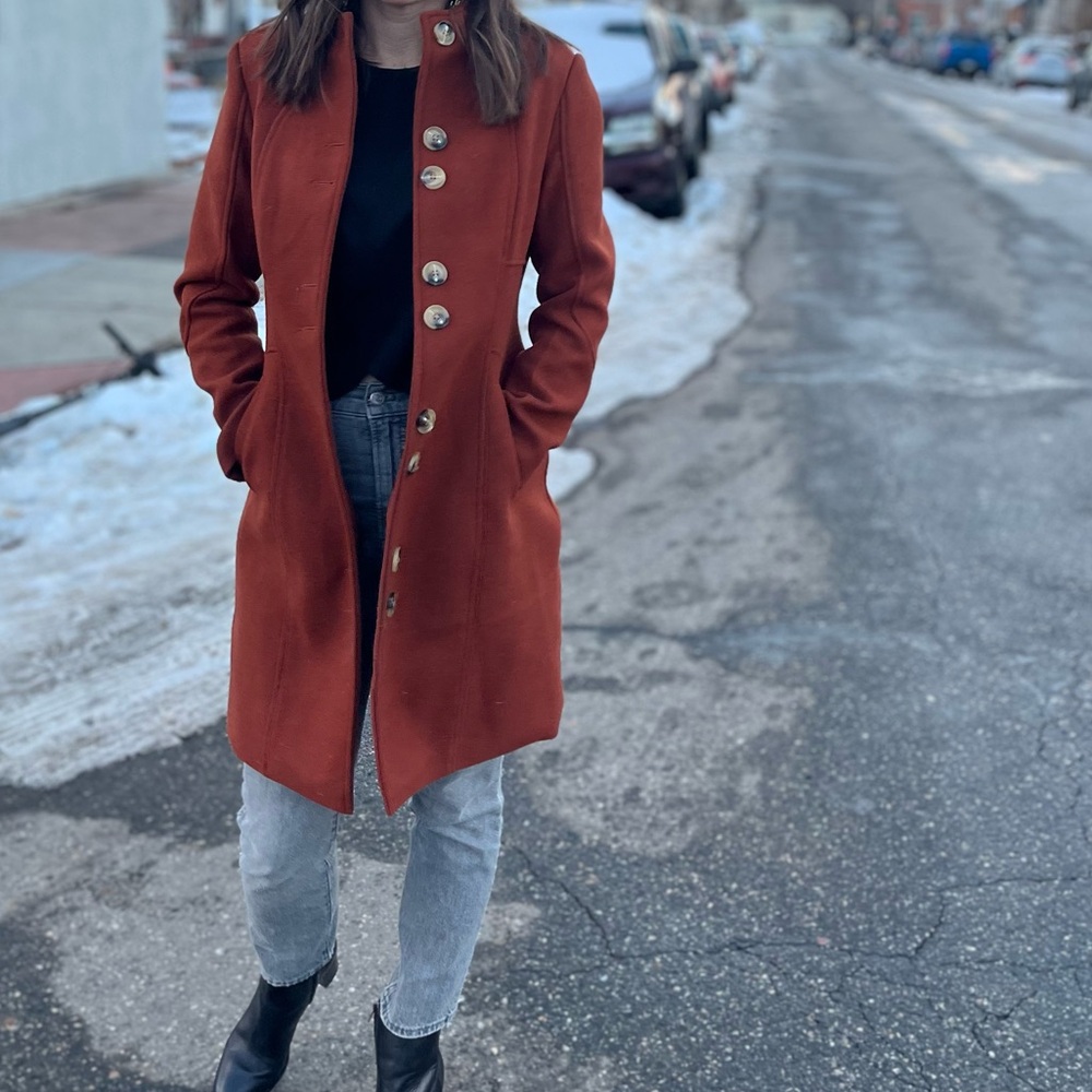 LA Coalition Rust Orange Coat